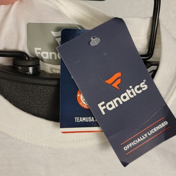 Fanatics White Short Sleeve Team USA Tee Size S - Picture 3 of 5